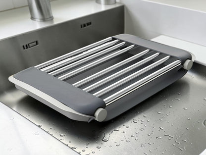Modut™ Multipurpose Roll-Up Dish Drying Rack - Heat Resistant Over the Sink Mat