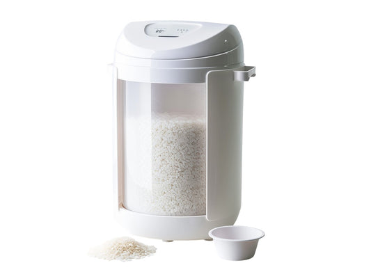 Modut™ Airtight Rice Dispenser - Large Capacity Food Storage Container with Measuring Cup